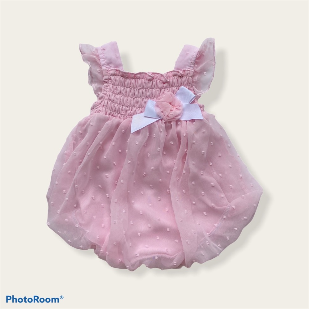 Baby Essentials light pink romper - Size 3 months